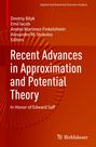 Titel: Recent Advances in Approximation and Potential Theory. Hintergrund: rote abstrakte Form.