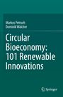 Text: "Markus Petruch, Dominik Walcher. Circular Bioeconomy: 101 Renewable Innovations." Grüner Hintergrund, Springer-Logo.