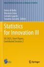 "Statistics for Innovation III", SIS 2025, Editoren: Enrico di Bella u.a. Gelb-Blaues Design, Springer- und SIS-Logo.