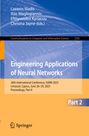 : Engineering Applications of Neural Networks, Buch