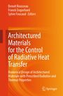 Text: "Architectured Materials for the Control of Radiative Heat Transfer." Orange Hintergrund mit weißem Text. Springer-Logo.