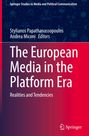 Titel: "The European Media in the Platform Era". Autoren: Stylianos Papathanassopoulos, Andrea Miconi. Roter Hintergrund.