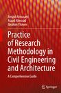 Buchtitel: "Practice of Research Methodology in Civil Engineering and Architecture". Autoren: Amjad Almusaed, Asaad Almssad, Ibrahim Yitmen. Roter Hintergrund.