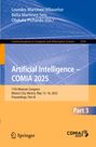 : Artificial Intelligence - COMIA 2025, Buch