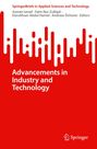 "Advancements in Industry and Technology", herausgegeben von mehreren Autoren. Roter Hintergrund mit abstraktem Muster. Springer-Logo.