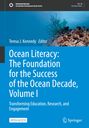 „Ocean Literacy: The Foundation for the Success of the Ocean Decade, Volume I.“ Korallenriff und Springer-Logo.
