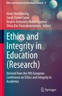 Titel: "Ethics and Integrity in Education (Research)". Autoren: Irene Glendinning et al. Hintergrund: Verschwommene Lichter.