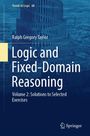 Text: "Logic and Fixed-Domain Reasoning," "Ralph Gregory Taylor," "Volume 2: Solutions to Selected Exercises." Hintergrund: Turm.