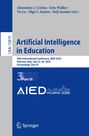 : Artificial Intelligence in Education, Buch