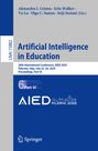 : Artificial Intelligence in Education, Buch