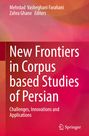 "New Frontiers in Corpus based Studies of Persian: Challenges, Innovations and Applications". Roter Hintergrund. Logo unten.
