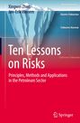 Titel: "Ten Lessons on Risks: Principles, Methods and Applications in the Petroleum Sector". Illustration eines Eisbergs.