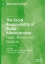 "The Social Responsibility of Public Administration: Cases, Models and Nuances" auf grünem geometrischem Hintergrund.