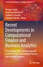 : Recent Developments in Computational Finance and Business Analytics, Buch