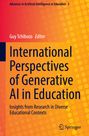 "International Perspectives of Generative AI in Education" von Guy Tchibozo. Orange Hintergrund mit Springer-Logo.