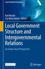 Titel: "Local Government Structure and Intergovernmental Relations". Autoren: Karl Kössler, Eva Maria Belser. Dominierendes Blau.