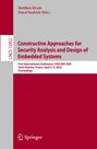 Constructive Approaches for Security Analysis and Design of Embedded Systems, Buch