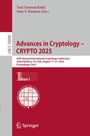 : Advances in Cryptology - CRYPTO 2025, Buch