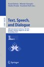 : Text, Speech, and Dialogue, Buch