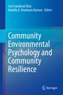 : Community Environmental Psychology and Community Resilience, Buch