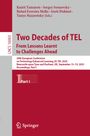: Two Decades of TEL. From Lessons Learnt to Challenges Ahead, Buch