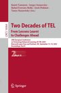 : Two Decades of TEL. From Lessons Learnt to Challenges Ahead, Buch