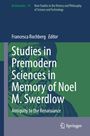 : Studies in Premodern Sciences in Memory of Noel M. Swerdlow, Buch