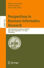 : Perspectives in Business Informatics Research, Buch