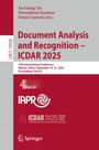 : Document Analysis and Recognition - ICDAR 2025, Buch
