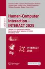 Human-Computer Interaction – INTERACT 2025, 20th IFIP TC 13, Belo Horizonte, Brazil, Sep 8–12. Logos von ifip, INTERACT 2025.