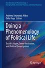 : Doing a Phenomenology of Political Life, Buch