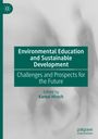 "Environmental Education and Sustainable Development" steht zentriert auf grauem Hintergrund.