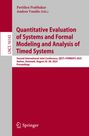 : Quantitative Evaluation of Systems and Formal Modeling and Analysis of Timed Systems, Buch