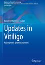 "Updates in Vitiligo," blaue abstrakte Formen, Titel in Weiß, unten rechts Springer-Logo.