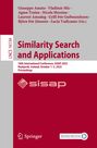 : Similarity Search and Applications, Buch