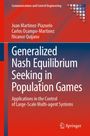 Juan Martinez-Piazuelo: Generalized Nash Equilibrium Seeking in Population Games, Buch