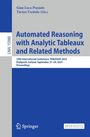 : Automated Reasoning with Analytic Tableaux and Related Methods, Buch