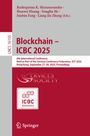 : Blockchain - ICBC 2025, Buch
