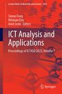 : ICT Analysis and Applications, Buch