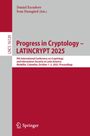 : Progress in Cryptology - LATINCRYPT 2025, Buch