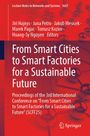 Titel: From Smart Cities to Smart Factories for a Sustainable Future. Konferenzberichte SCFF25. Rotes, technisches Design.