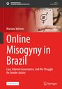 "Online Misogyny in Brazil" von Mariana Valente, ein rotes Cover mit einer Hand, die ein Gleichheitssymbol hält.