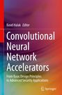 Convolutional Neural Network Accelerators. Bunte Hintergrundverläufe in Rot, Blau und Pink mit dem Springer-Logo.