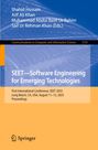 Ein Cover mit den Namen Shahid Hussain, Arif Ali Khan, SEET—Software Engineering for Emerging Technologies, Springer-Logo.