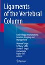 Titel: Ligaments of the Vertebral Column. Autoren: Mehmet Turgut und andere. Verlag: Springer. Hintergrund: Blau mit Farbakzenten.