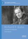 "Richard F. Kahn: An Intellectual Biography" von Paolo Paesani. Schwarz-weißes Foto eines älteren Mannes im Anzug.