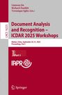 Document Analysis and Recognition - ICDAR 2025 Workshops, Buch