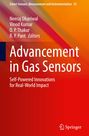 "Advancement in Gas Sensors: Self-Powered Innovations for Real-World Impact" auf rotem Hintergrund, Springer-Logo unten.