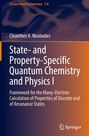 In Weiß steht: "State- and Property-Specific Quantum Chemistry and Physics I" auf einem blauen und orangen Hintergrund.