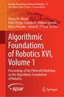 : Algorithmic Foundations of Robotics XVI, Volume 1, Buch
